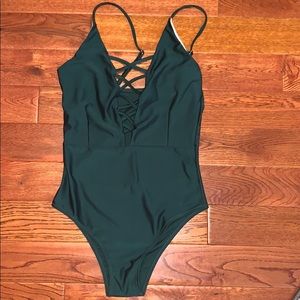NWT Forest Green one piece